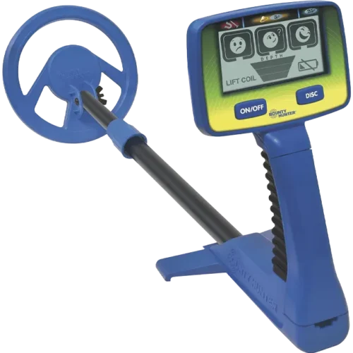 Bounty Hunter Junior T.I.D. Metal Detector for Kids, Easy to Use, Lightweight, Comfortable Handle, Ergonomic Design, Compact, 3 Category Target IDs to Eliminate Unwanted Items