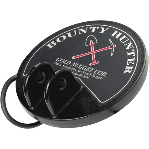 Bounty Hunter 4-Inch Gold Nugget Search Coil - Waterproof, Compatible with Bounty Hunter Metal Detectors, Ideal for Tight Quarters, Discriminates Between Valuable Metals, Iron & Trash