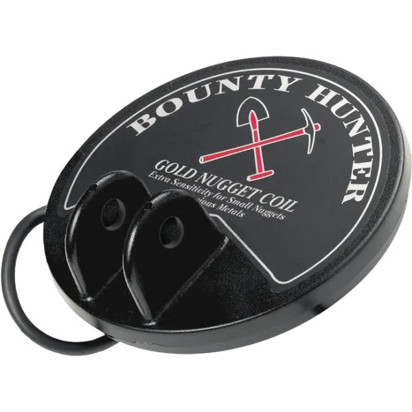 Bounty Hunter 4-Inch Gold Nugget Search Coil - Waterproof, Compatible with Bounty Hunter Metal Detectors, Ideal for Tight Quarters, Discriminates Between Valuable Metals, Iron & Trash