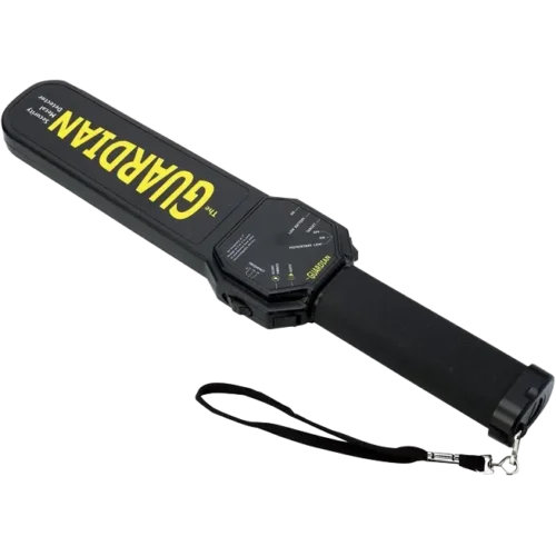 Bounty Hunter The Guardian Security Metal Detector, Compact Handheld with Audio, Silent-Vibration & LED Alerts, 3 Operating Frequencies, 8.0kHz, Low Switch for Object Differentiation