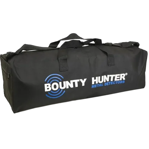 Bounty Hunter Metal Detector Bag – Weather-Resistant Nylon Carrying Case with Accessory Pocket & Handles, Fits S-Rod Models – Durable Storage & Travel Protection – Made in USA