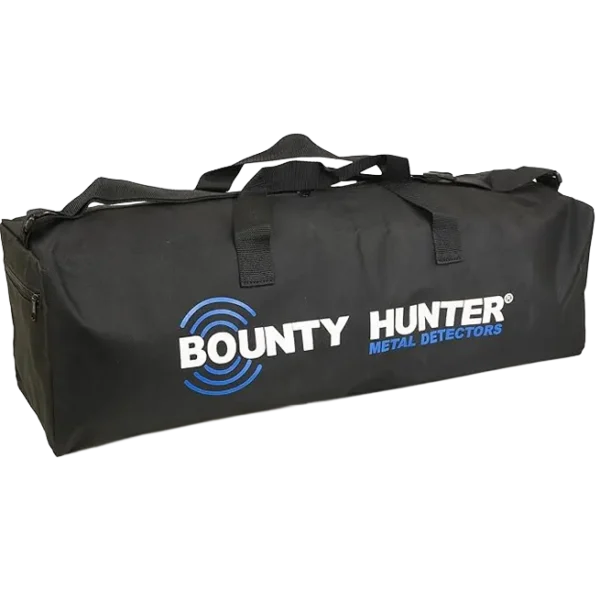 Bounty Hunter Metal Detector Bag – Weather-Resistant Nylon Carrying Case with Accessory Pocket & Handles, Fits S-Rod Models – Durable Storage & Travel Protection – Made in USA