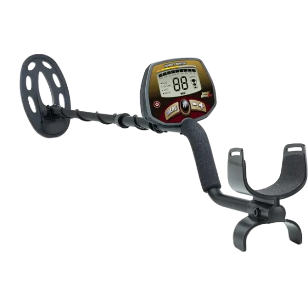 Bounty Hunter Quick Draw Pro Metal Detector with Target ID, Depth Indicator, and Pinpoint Mode – Lightweight Design for Coins, Relics, and Jewelry Detection
