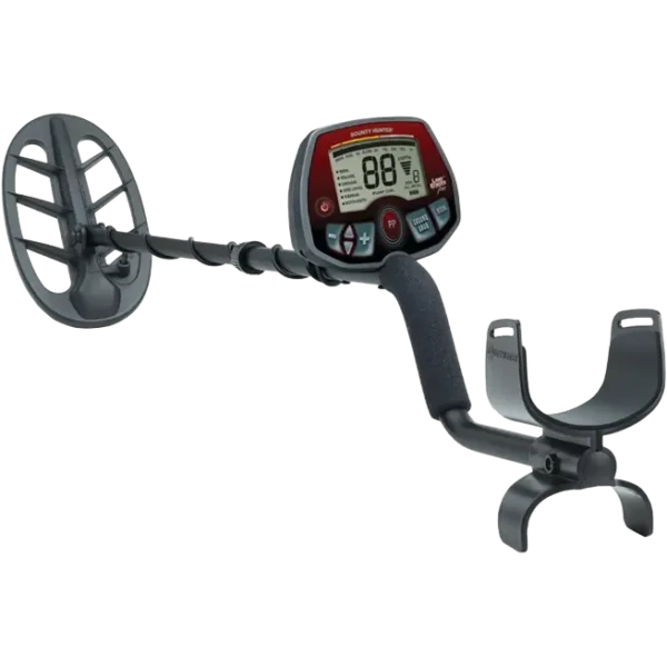 Bounty Hunter Land Ranger Pro Metal Detector, 11 Inch Waterproof DD Searchcoil, Adjustable Length, Lightweight, Ergonomic, Comfortable Padded handgrip, and armrest, Detect Coins Up To 10 Inches Deep