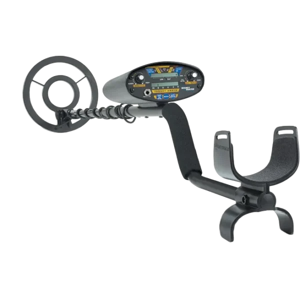 The Bounty Hunter Quick Draw II Metal Detector for Adults, Easy-to-use, and Designed for efficient Detection of Coins, relics, and Other Treasures, Making it Ideal for All Types of Treasure Hunting.